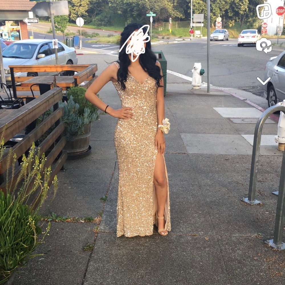 Gold Prom Dress
